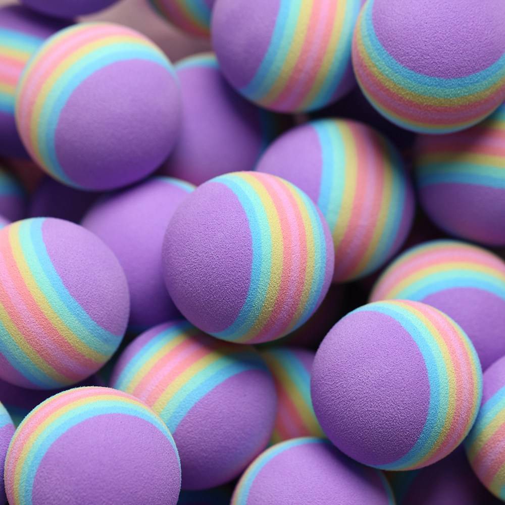 Shangbian Golf sponge soft ball color EVA DIY decorative ball interior bubble practice children's toys