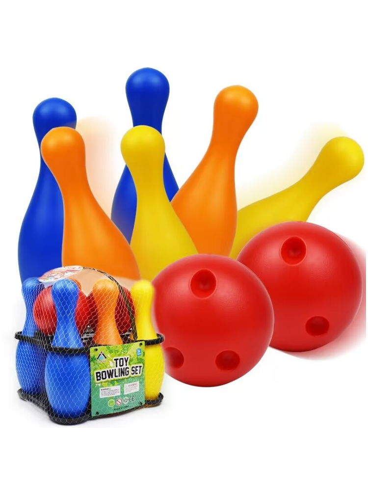 Children's bowling ball toy set Kindergarten indoor game activity props and decent training equipment parent -child movement