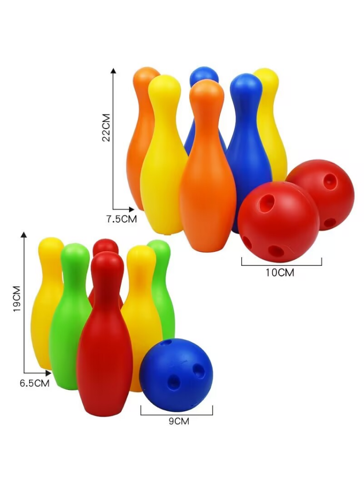 Children's bowling ball toy set Kindergarten indoor game activity props and decent training equipment parent -child movement