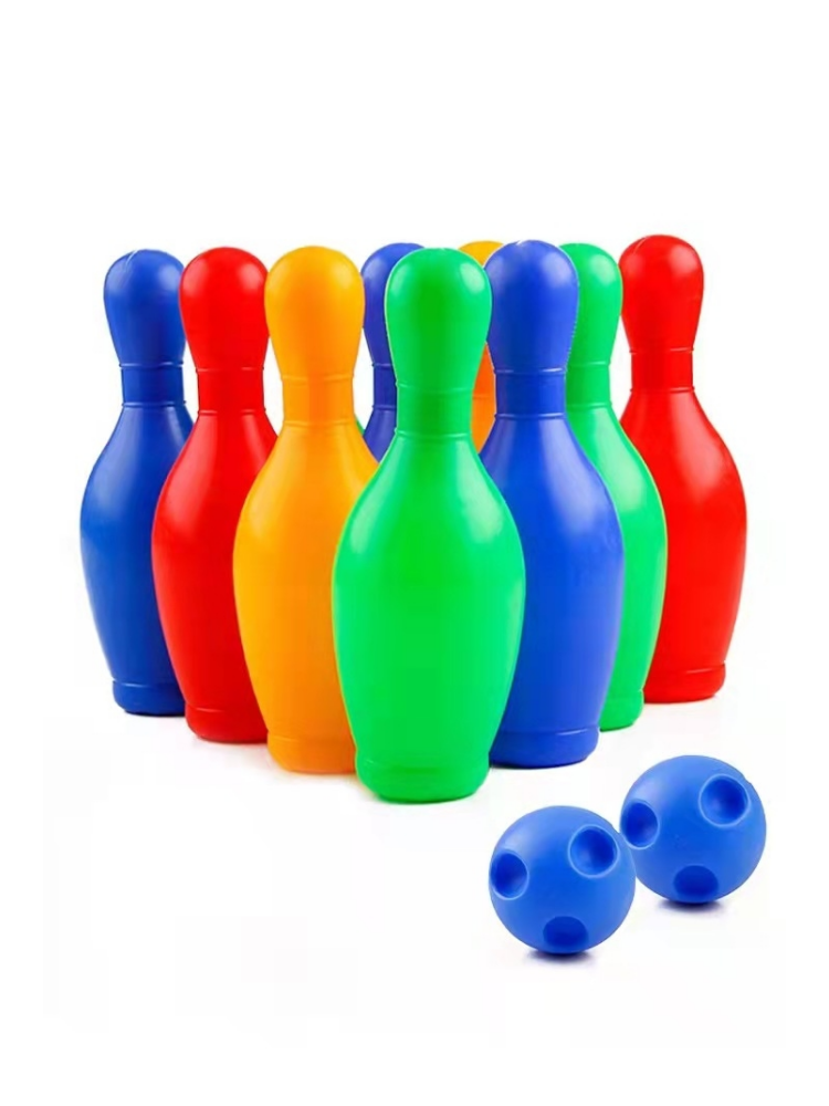 Children's bowling ball toy set Kindergarten indoor game activity props and decent training equipment parent -child movement