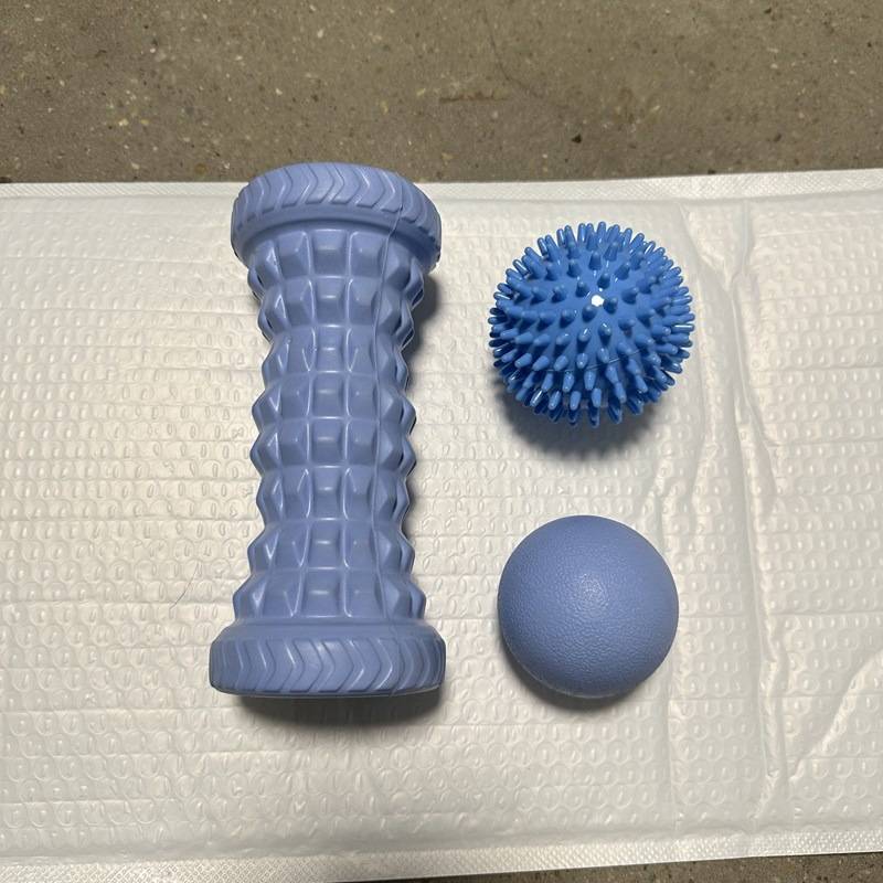 Foot massage wheel+thorns+fascia (blue)