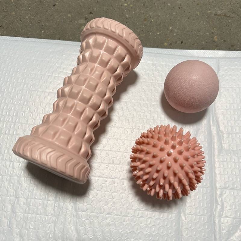 Foot massage wheel+thorns+fascia (pink)