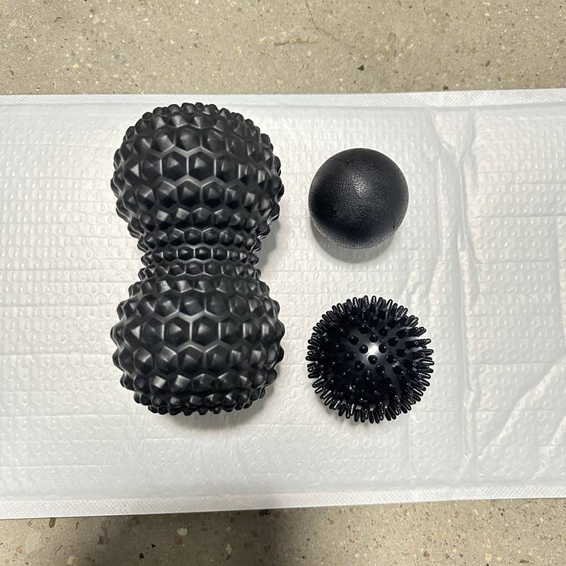 EVA peanut ball+thorns+fascia ball (black)
