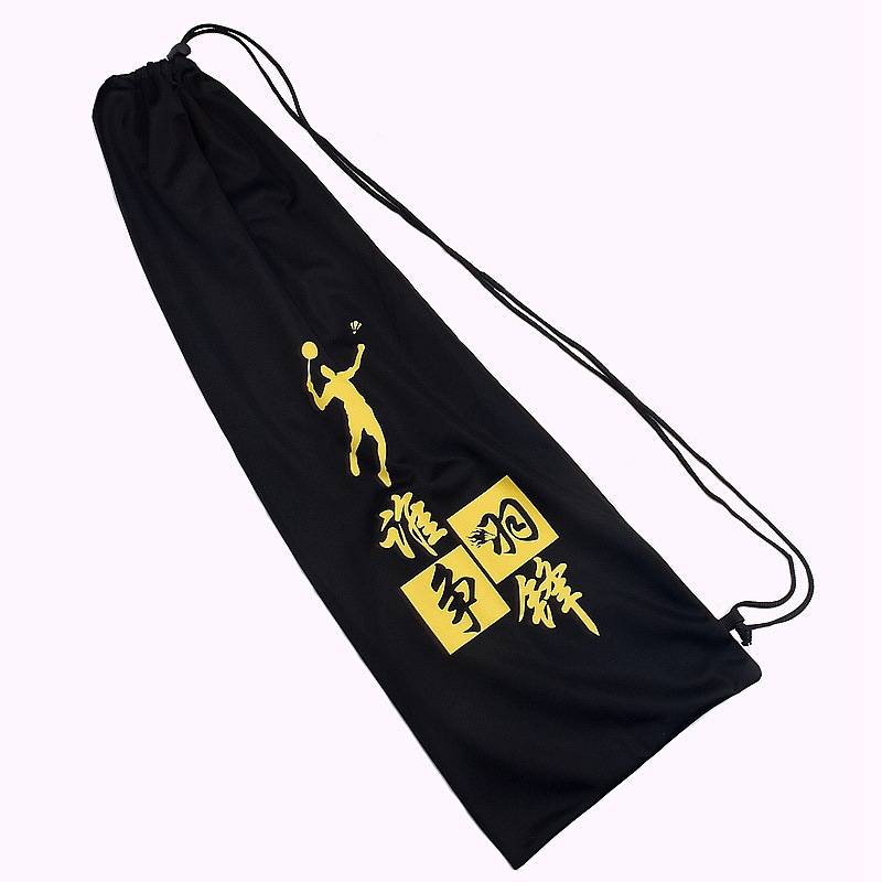 Badminton racket bag pumping rope velvet bag national tide wind printed racket protective package shrinking bag 2-3 films large capacity