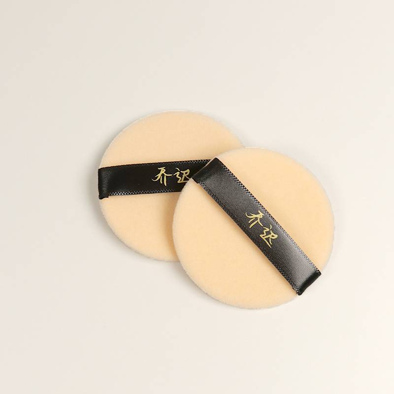 Qiao Chi Banana Pacus Puff replaced double -sided velvet powder, dense loose powder makeup, makeup special velvet, round thin