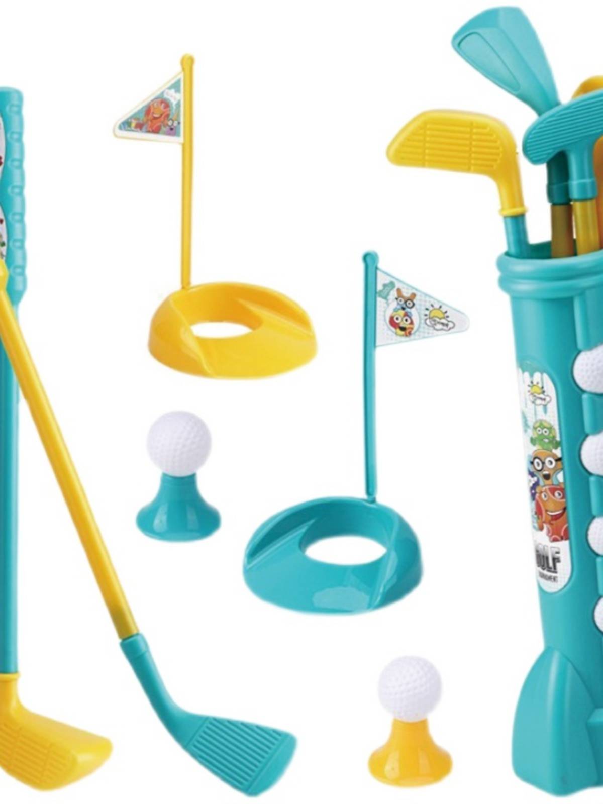 Children golf club set Toys Kindergarten Pokémon indoor outdoor bureaus parent -child sports puzzle