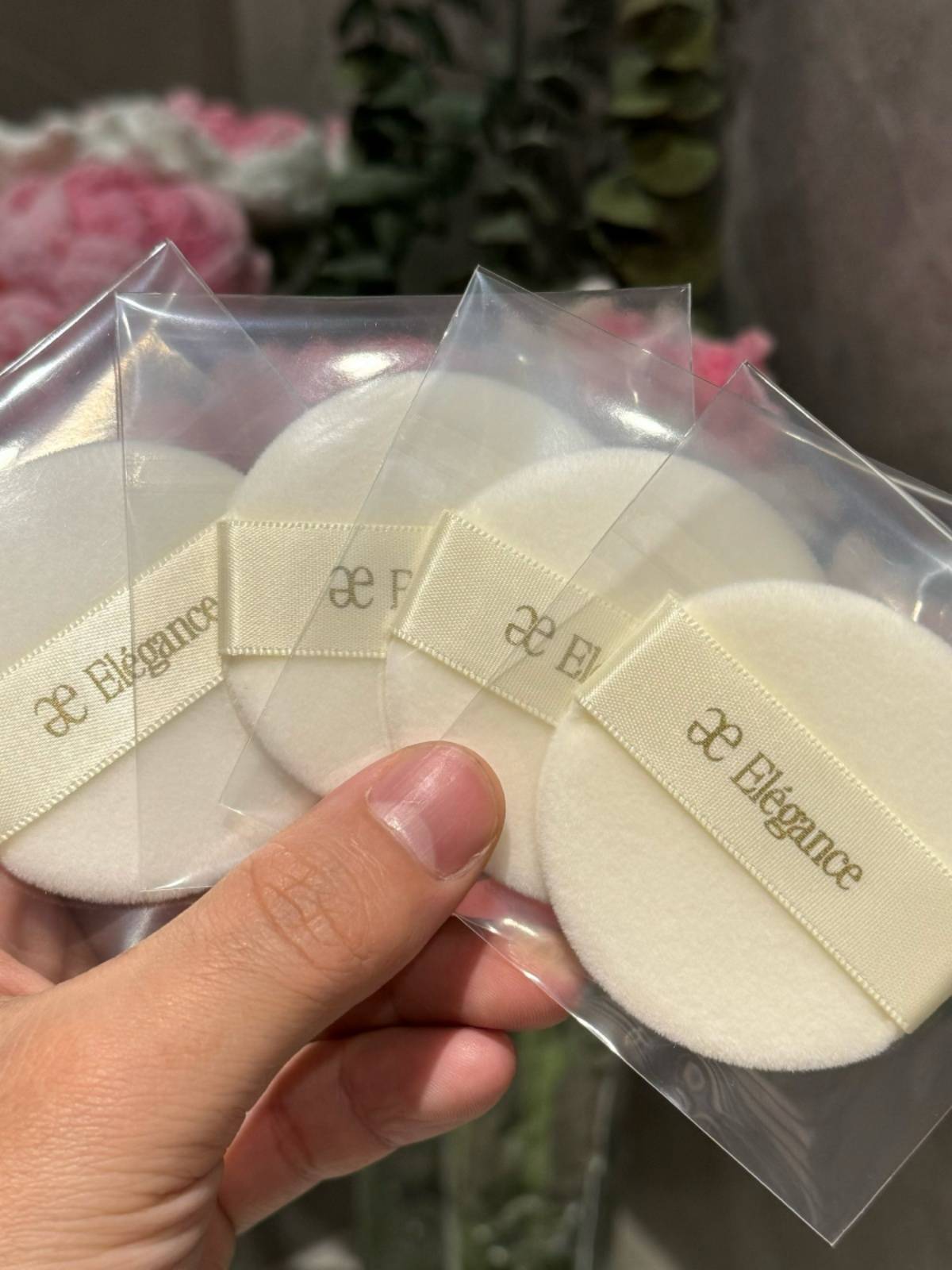 E big cake home installation of honey powder powder puff 27g large size portable mountye loose powder dry powder CT powder puff replaced