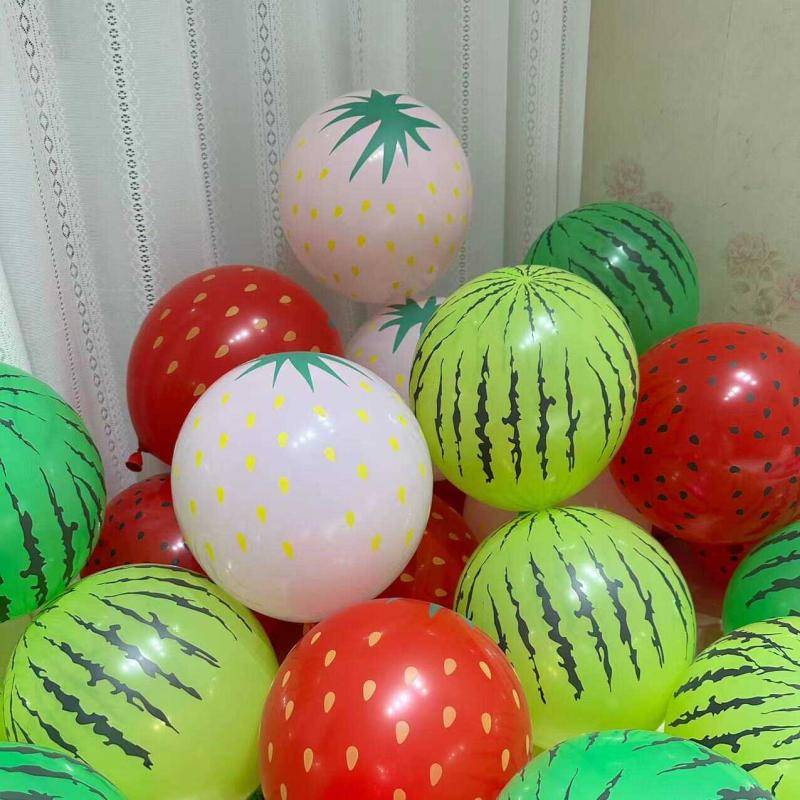 Netbabin Strawberry Watermelon Cartoon Cartoon Fruit Theme Children's Birthday Party Decoration Children's Festival Products