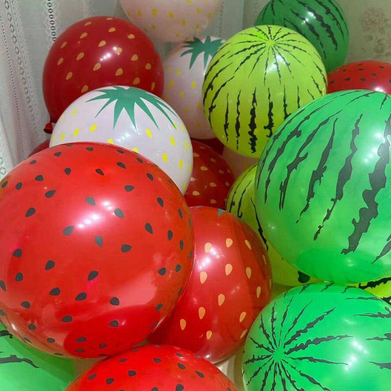 Netbabin Strawberry Watermelon Cartoon Cartoon Fruit Theme Children's Birthday Party Decoration Children's Festival Products