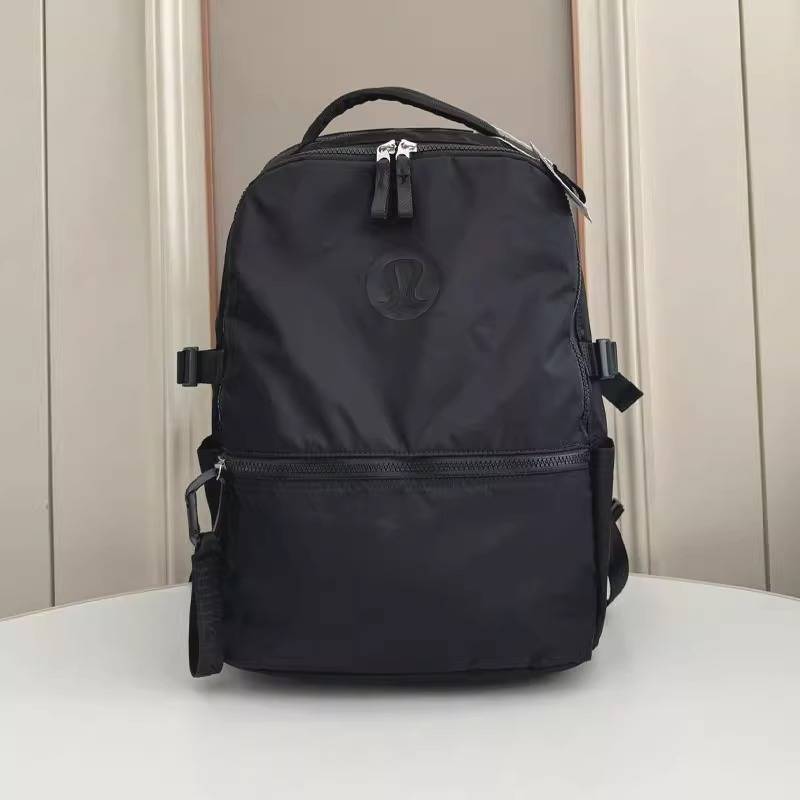 lulu fan New Crew Backpack men's and women's schoolbag Loenm sports yoga fitness backpack