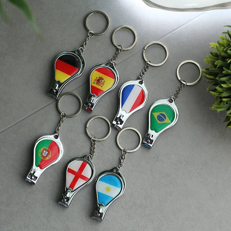 European Cup Football Promotion Small Gifts German Fan Fan Products Souvenir Nail Cut Keep Buckle Bar Barcur