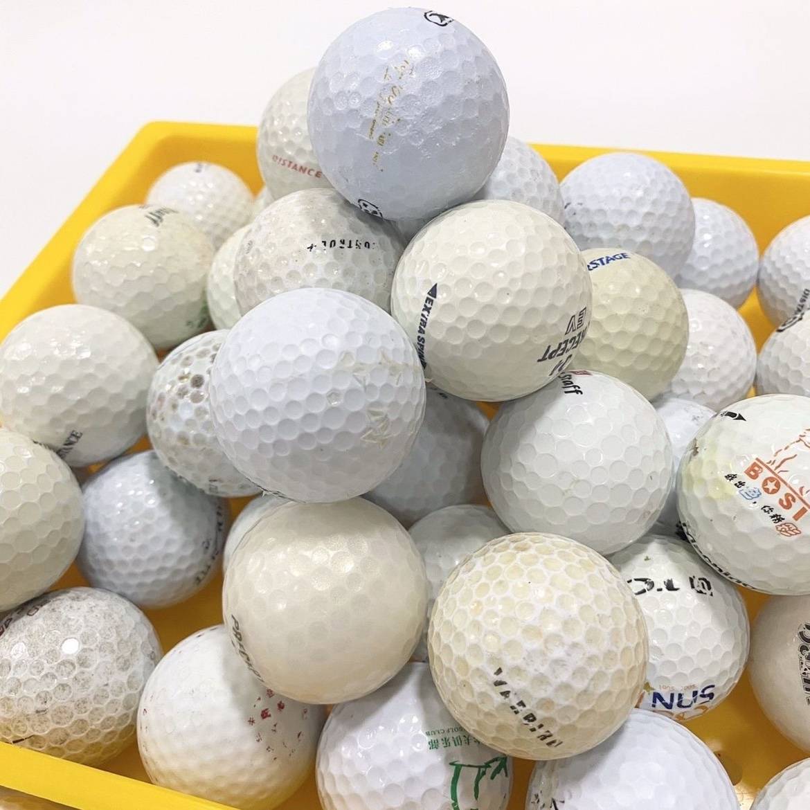 Novice practice Genuine golf second -hand ball mixed miscellaneous goal two -three -layer ball practice ball beginners