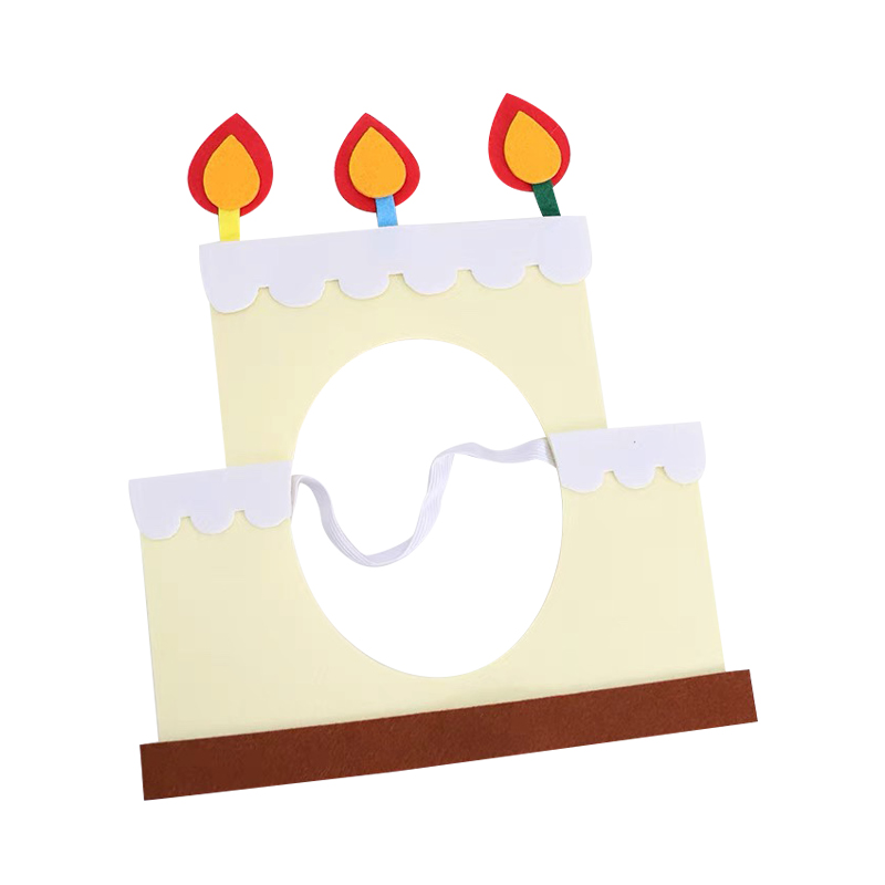 Birthday atmosphere sensor, decorative cake head decoration, hats, children and girls, young baby scenes take pictures of gas balloon