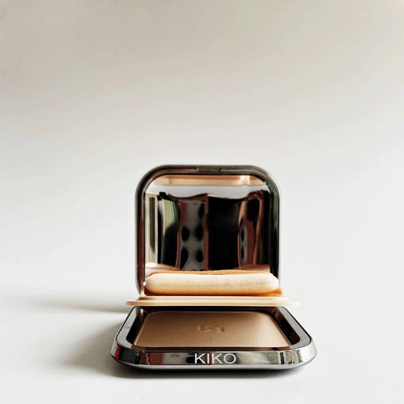 Kiko powder puff replaces double -sided velvet powder puff loose powder, special rectangular bearer