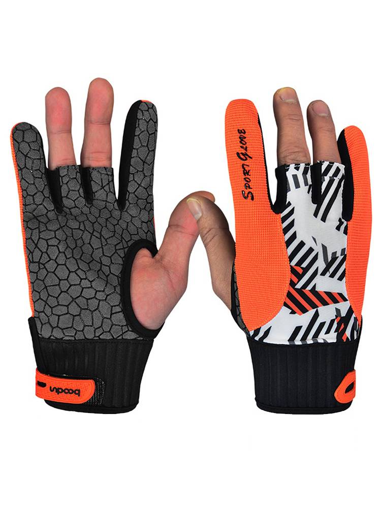 Bull -age gloves roll ball Bowling anti -slip and breathable professional protection training supplies finger protection gloves