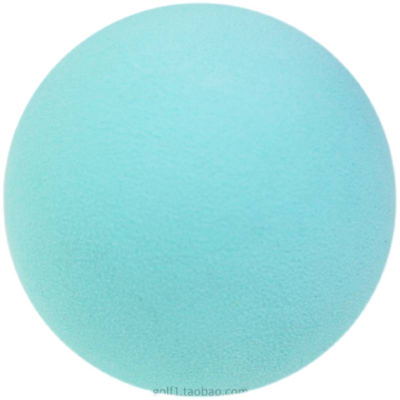 65mm golf ball indoor practice ball color ball EVA ball hair sponge ball solid color ball toy ball 7 color