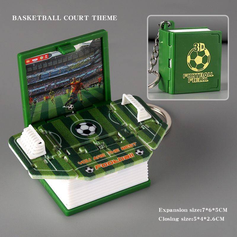 3D three -dimensional book [Football Stadium] Green