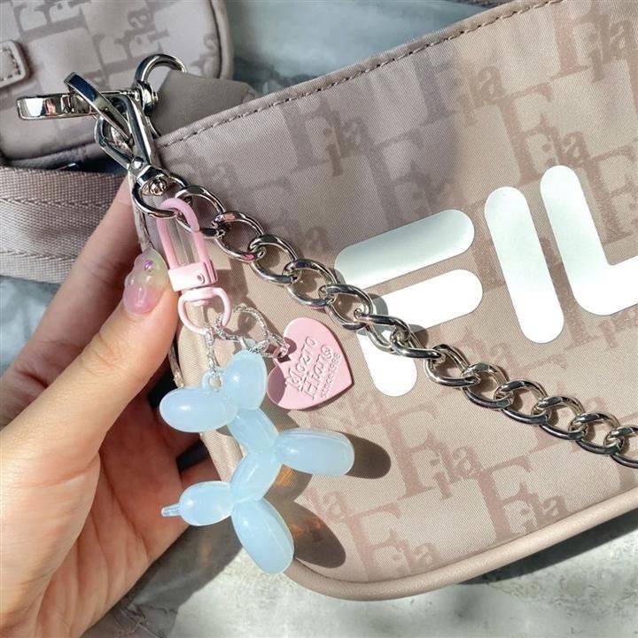 Xiaohongshu Same Jelly Balloon Dog Key Bent State Pack, Hanging Car Key Chain Personalized Net Red Creative Gift