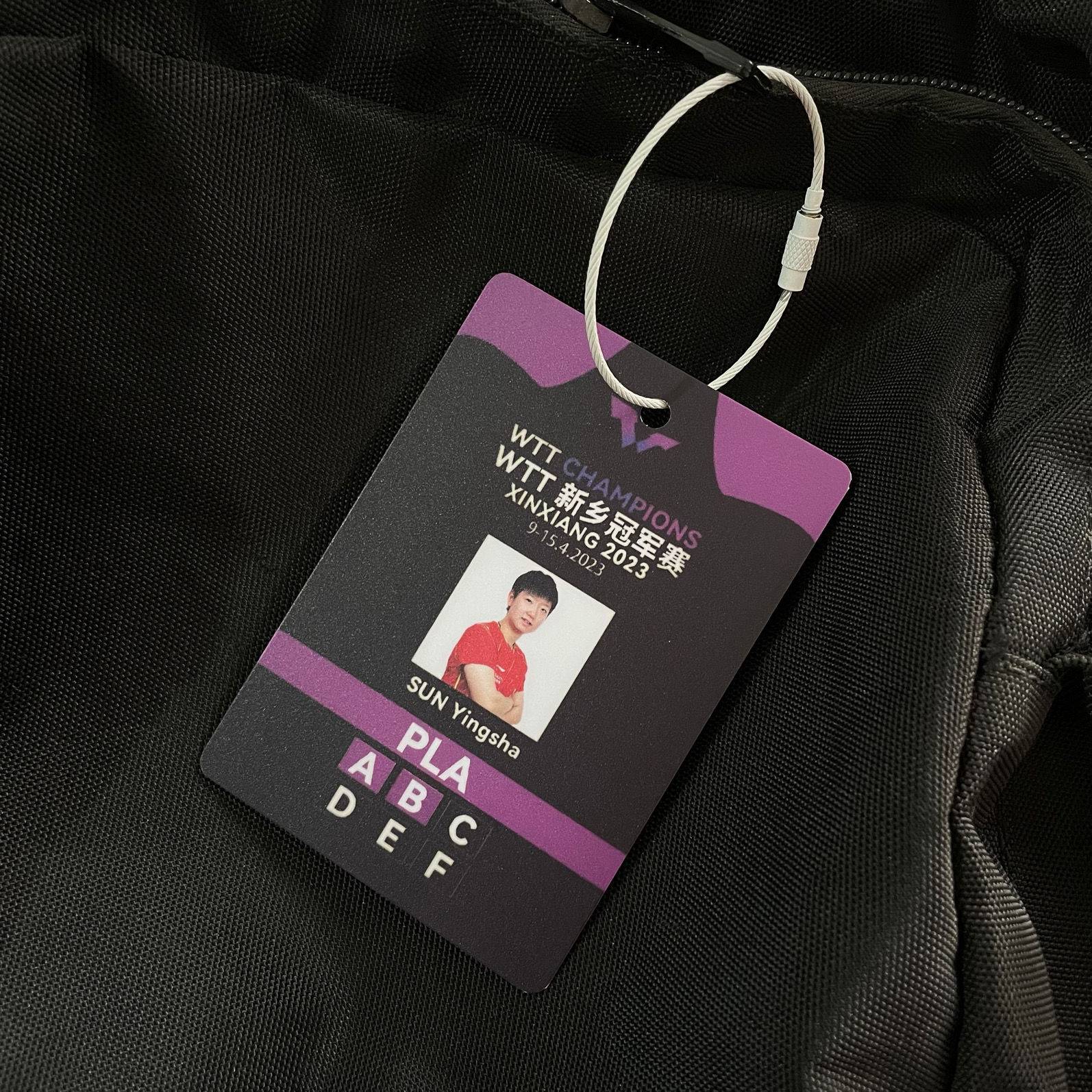 Sun Yingsha Xinxiang WTT Tournament Card
