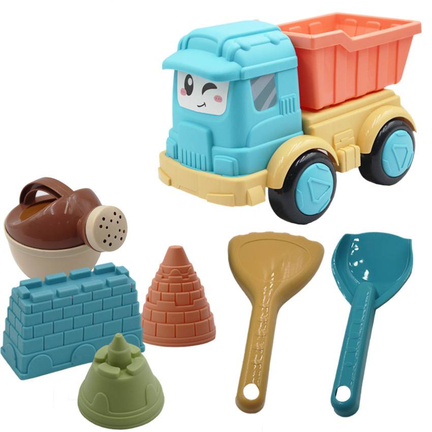 Beach toy car [7 -piece set]