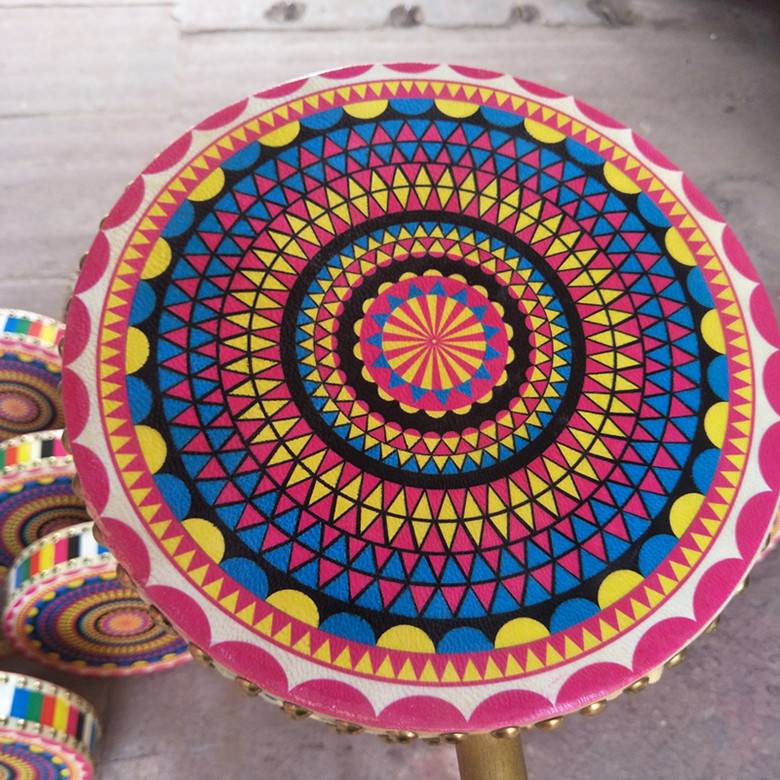 Reba Drum Cow Pochi Drum Drum Drum Drum Performance Drum Performance Tibetan Reba pattern can be customized