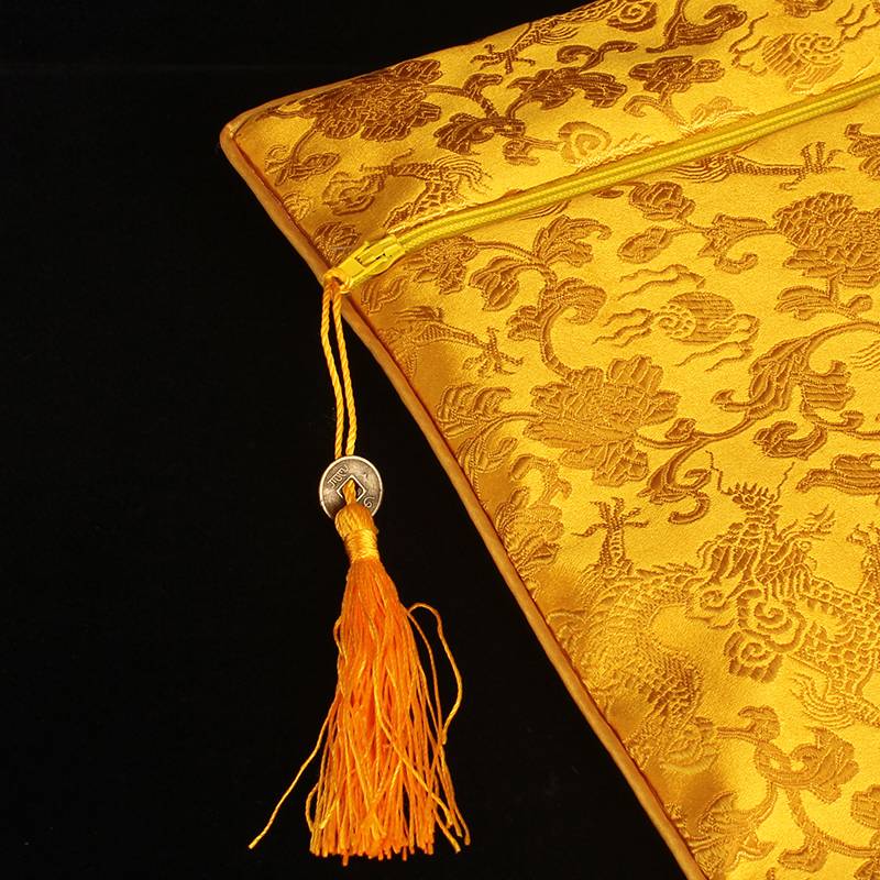 Sutra bag bags and batching puppets copied special bags of cloth bag dragon pattern large thickened nylon silk
