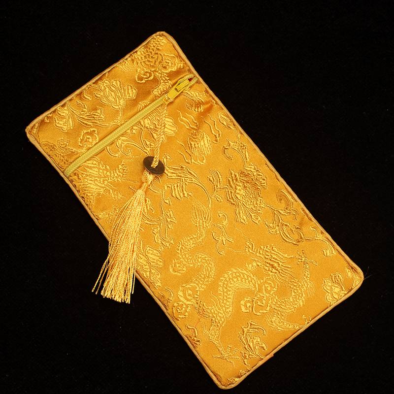 Sutra bag bags and batching puppets copied special bags of cloth bag dragon pattern large thickened nylon silk