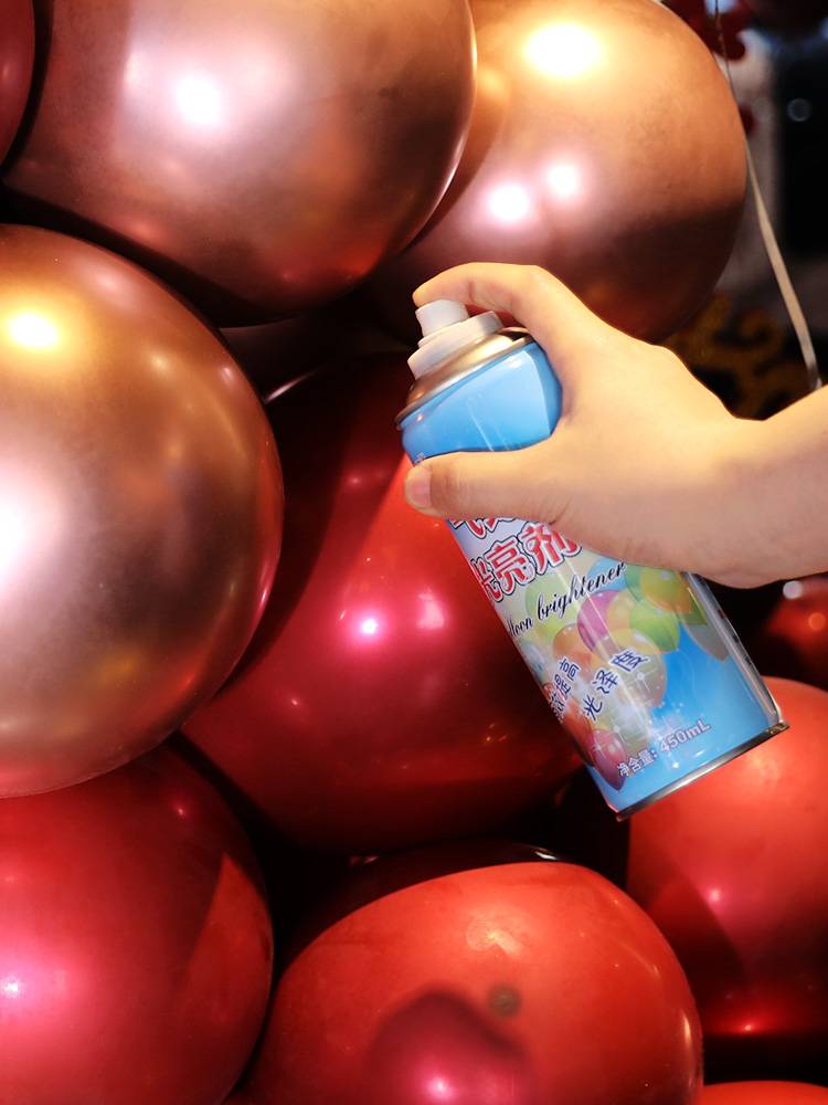 Wedding balloon glitter delayed oxidized air balloon protective liquid optical agent to increase glossy party decorative supplies