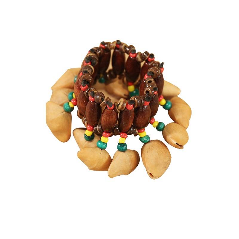 Dorra shell hand bell natural fruit shell bracelet African drum to combat accompaniment wrist bell rattling niche musical instrument