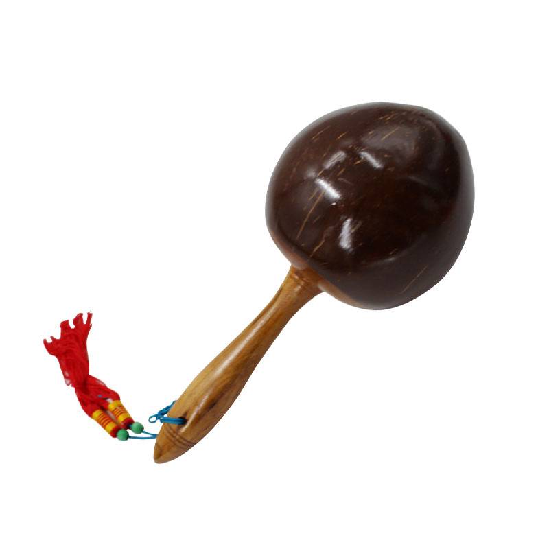 Coconut Shell Sand Hammer Professional Coconut Sand Ball Drum Circle Lounge Music Instrument Performance Performance Sandhalm Coconut Shell Sand Road Prop