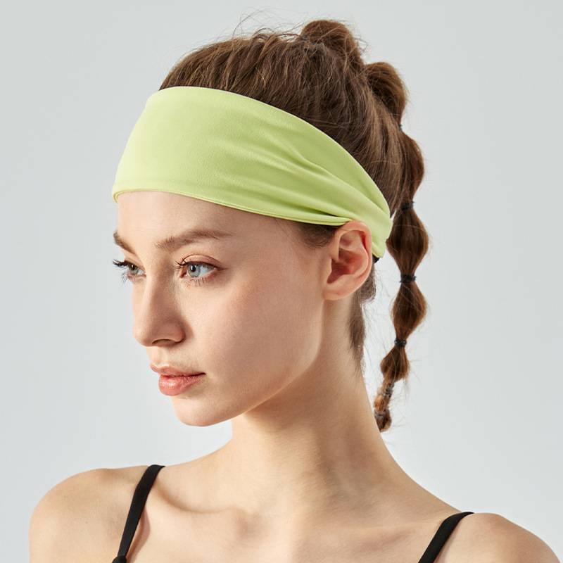 Lulu exercise with female sweat absorption and widening. Summer yoga protects the head of the headscarf head with sweat -proofing with men