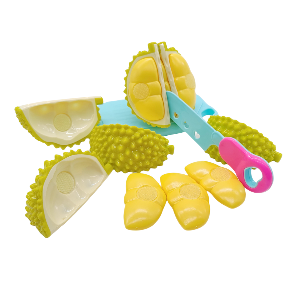 Children's toys Passing home simulation durian outdoor simulation fruit cutting can be peeled and decompressed new models