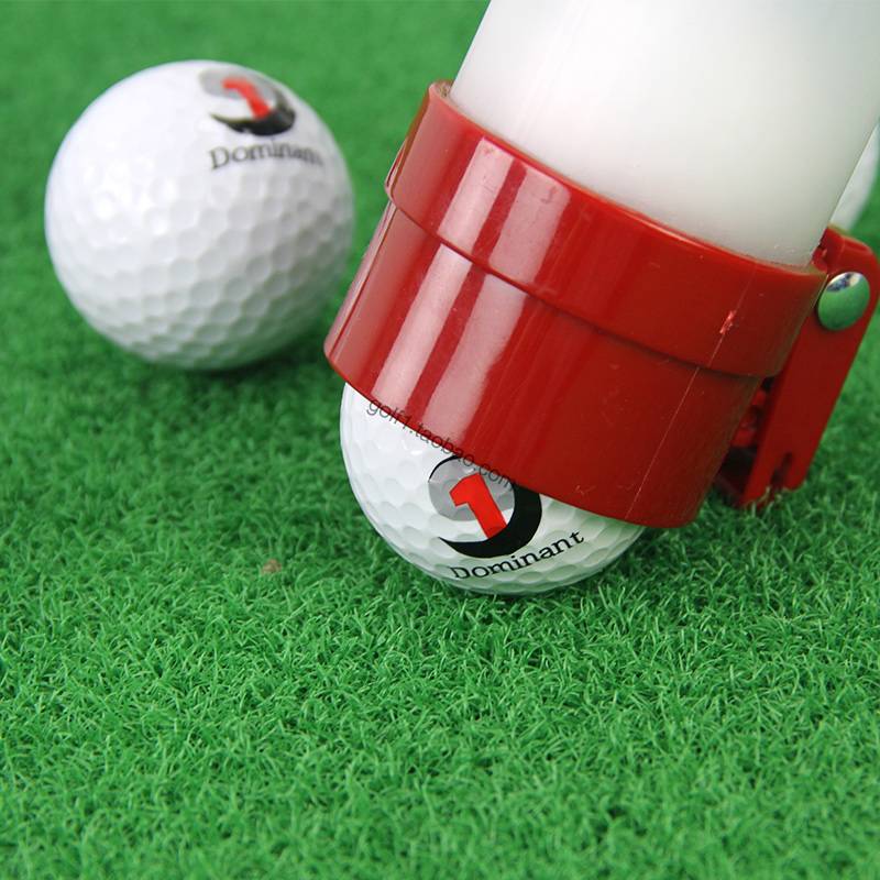 Golf picks a ball, picks a ball, picks a ball