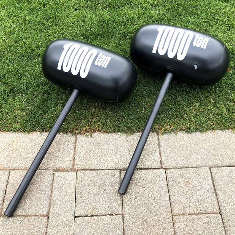 Large balloon inflatable thousand tons hammer blowing hammer punishment of parent -child interactive game toys children knocking thickened