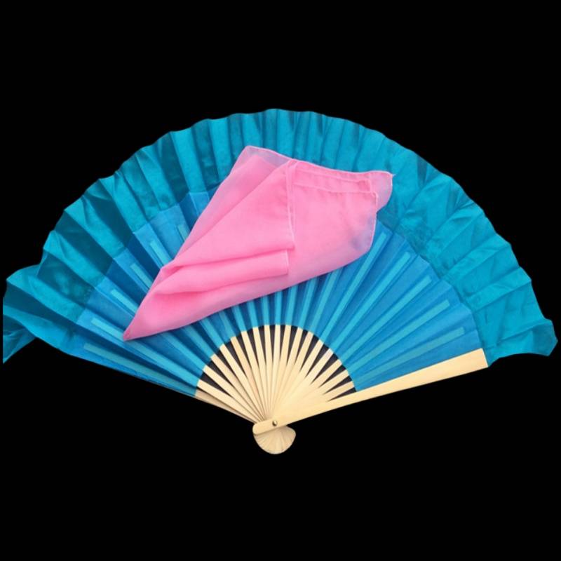 8 -inch real silk fan +48 deep fans towel