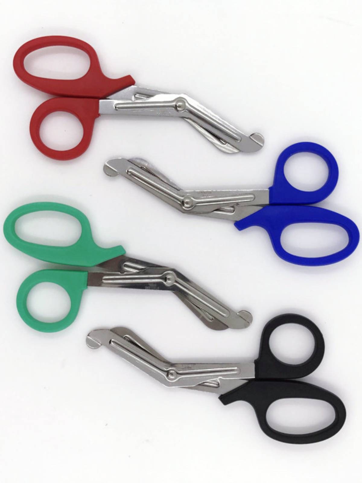 15cm muscle effect stickers bandage scissors High -quality first -aid box Cut outdoor life -threatening outdoor life mostly uses sawtooth black red