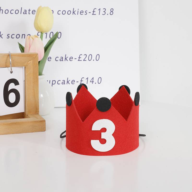 Number 3 Crown Hat