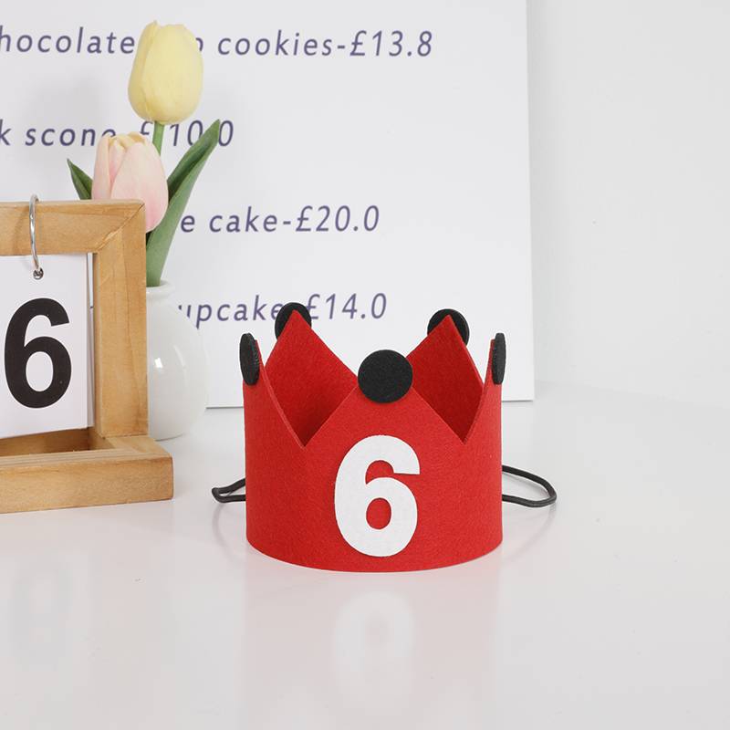 Number 6 Crown Hat