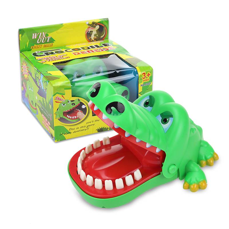 Bite your fingers Little Crocodile Children's Dinosaur Interactive Toys Boys Press the Great Shark Big Make and bite your hands