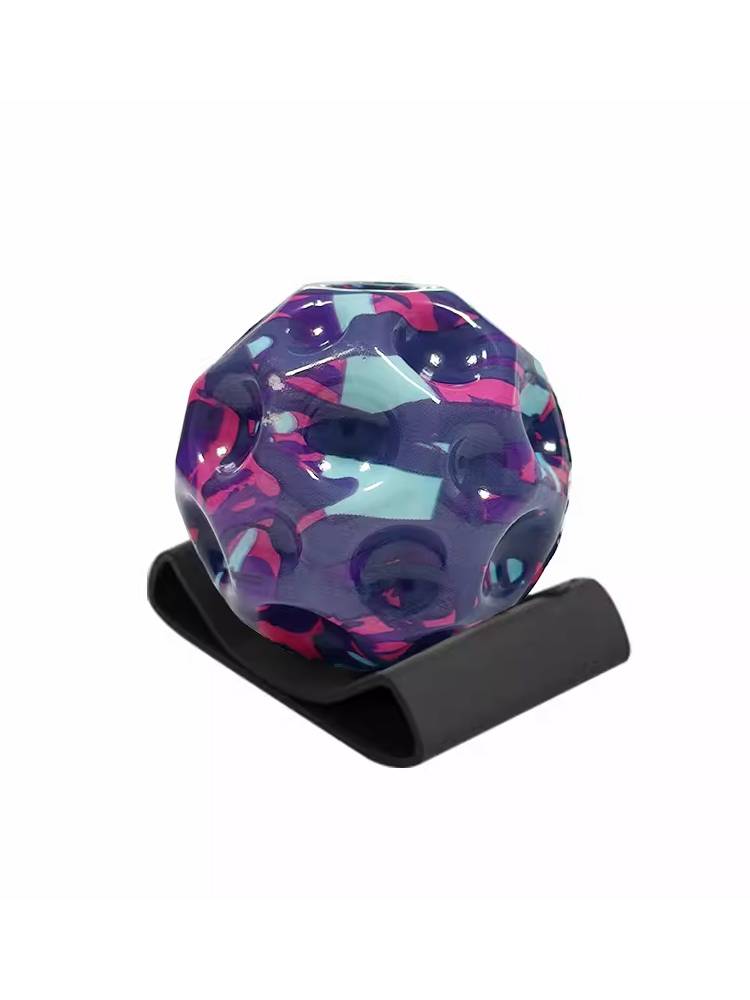 Moon Stone wrist Elastic Ball Children with Rope Toys Boys Ball Fitness Throwing the Ball of Wire Balls alone