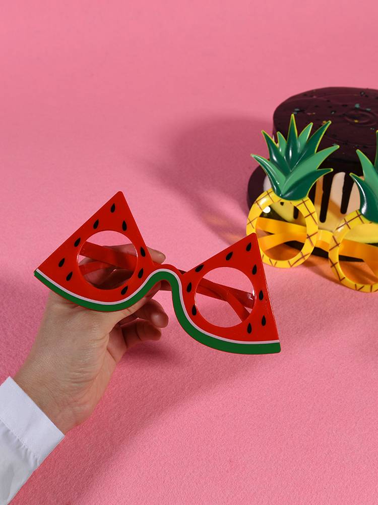 Creative funny glasses Children adult male goddess princess birthday party online red little red book selfie prop