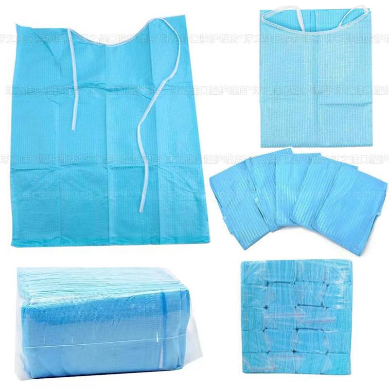 Dental label mouthpiece, one -time towel, lace the scarf, pocket pockets, launch towels, beauty tattoo beauty armor cushion tissue paper