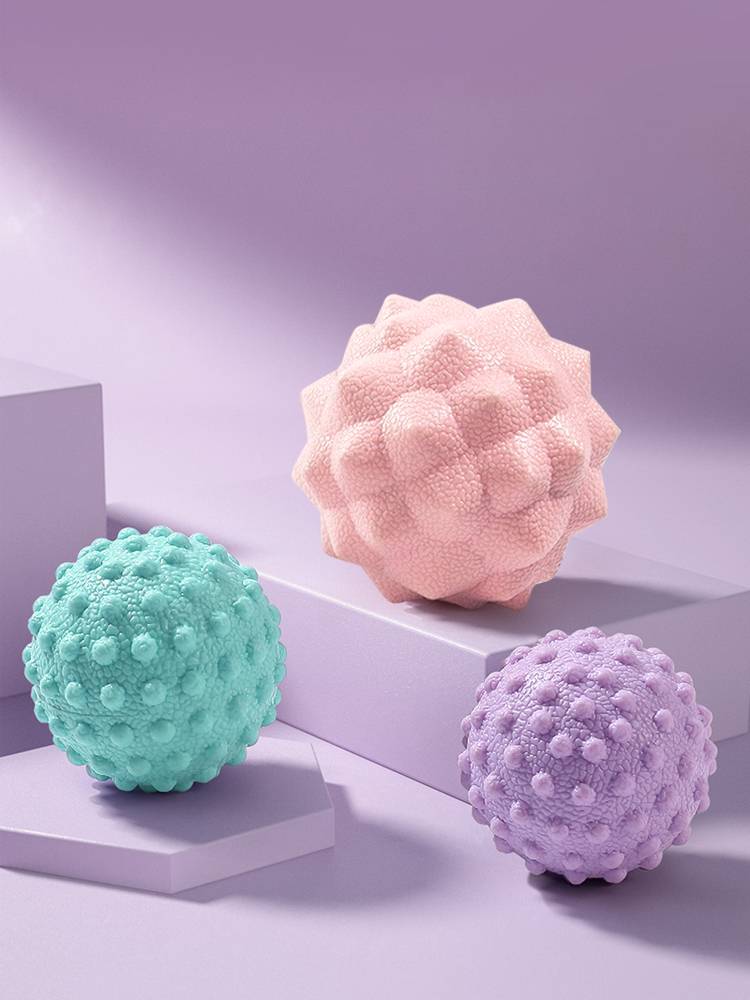 Fascia ball massage ball shoulder and cervical muscle relaxation feet bow waist back rolling yoga meter metering film professional roller