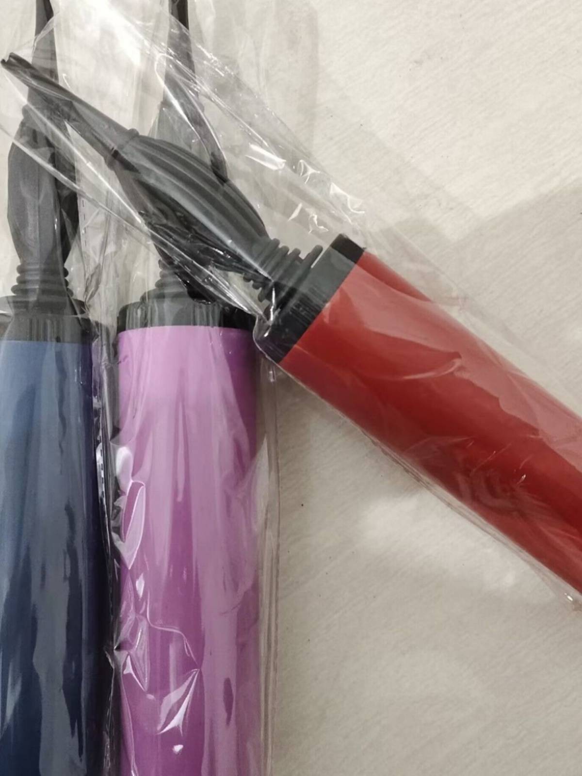 Balloon pneumatic swimming ring net red wave long bars aluminum membrane ball balloon inflatable manual hip cylinder foot stepping artifact