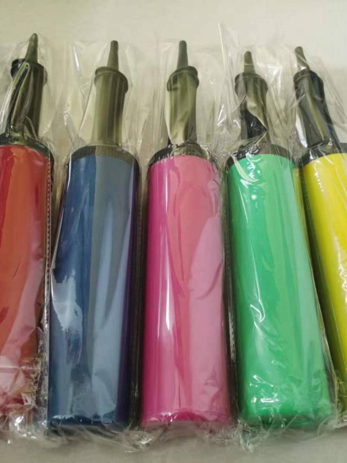 Balloon pneumatic swimming ring net red wave long bars aluminum membrane ball balloon inflatable manual hip cylinder foot stepping artifact