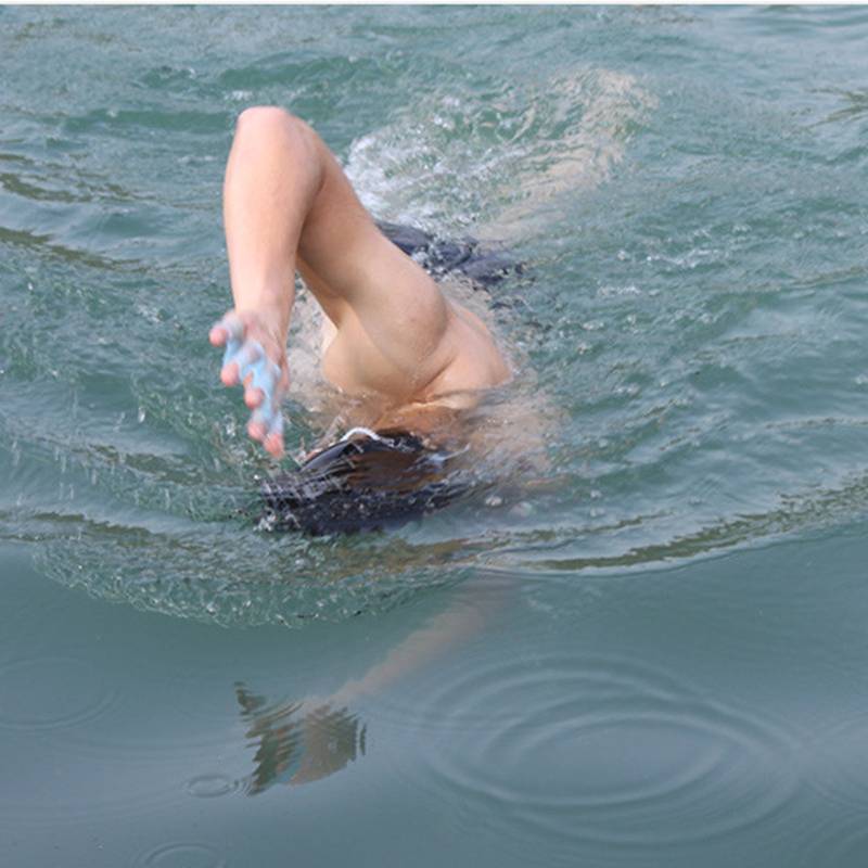 Snorblone Silicone Swimming Equipment Palm Palm Handicapy Adult Half Palm Children's Swimming Handbats Freedom Swimming Gloves