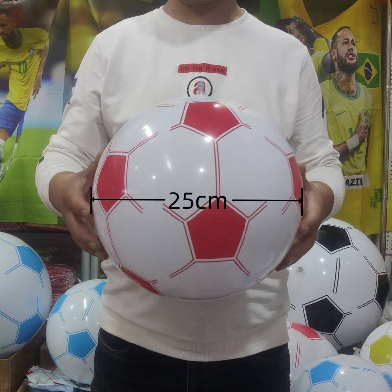 After red inflatable, diameter 25cm