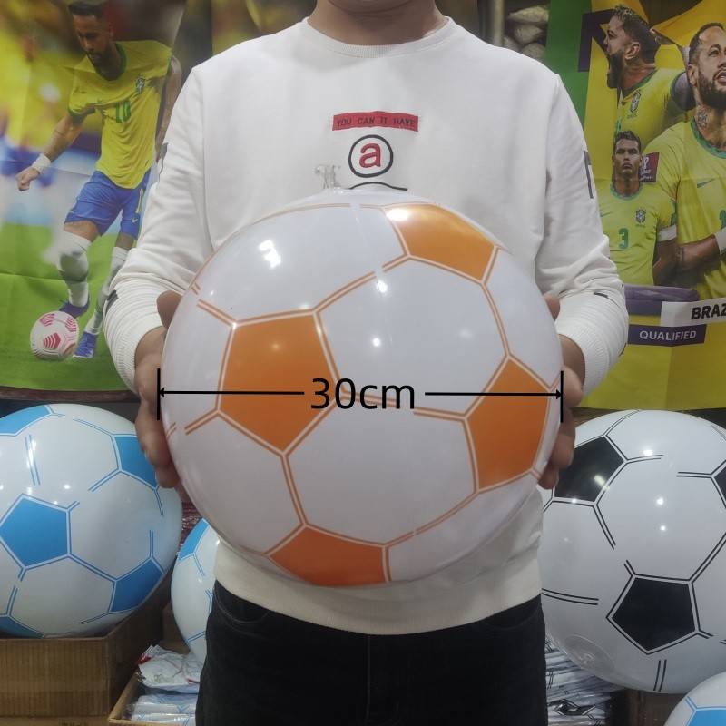 Orange red after inflatable diameter 30cm