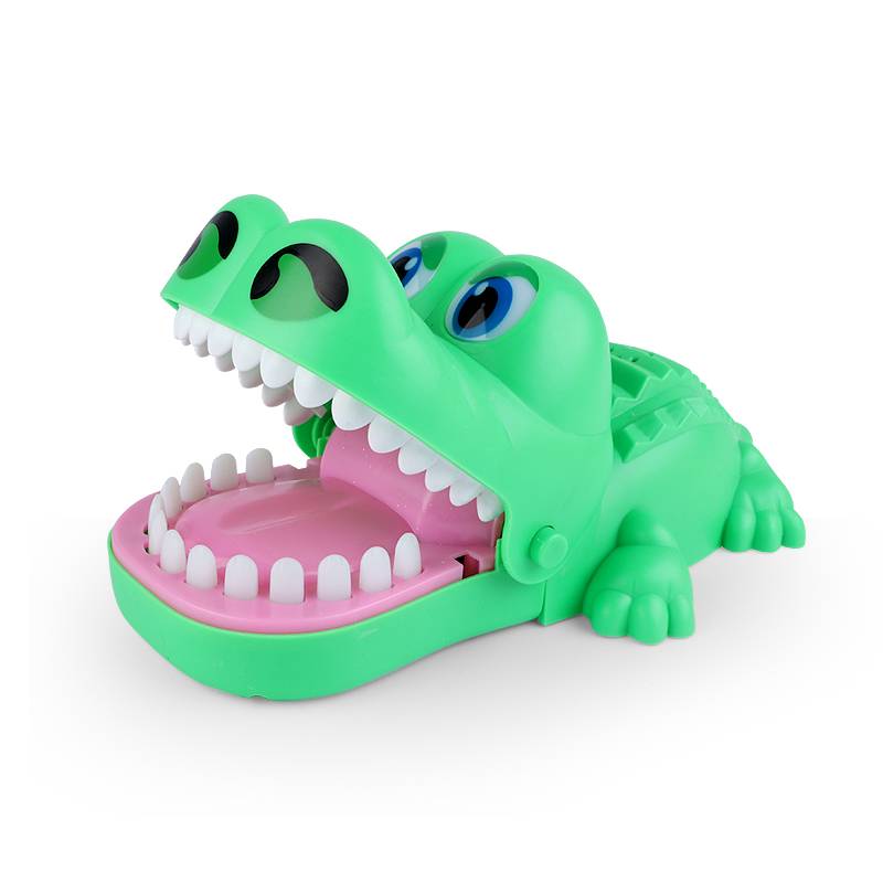 Large crocodile bite the finger shark presses the teeth spoof to decompose the gaming toy toy decompression artifact net red explosion