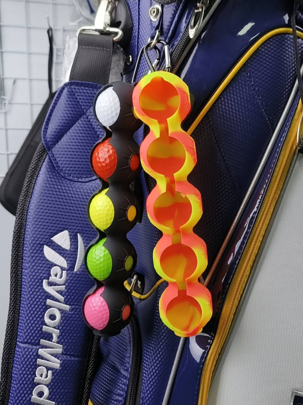 New Golf Set Golf Silicone Skin Set can be equipped with 5 balls portable golf bag